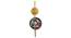 Kasi Gold Iron Wall Lights (Gold) by Urban Ladder - Design 1 Side View - 799188