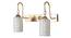 Hyacinth Gold Iron Wall Lights (Gold) by Urban Ladder - Design 1 Side View - 799190