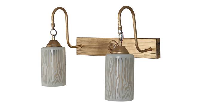 Holleigh Gold Iron Wall Lights (Gold) by Urban Ladder - Design 1 Side View - 799192