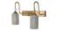 Holleigh Gold Iron Wall Lights (Gold) by Urban Ladder - Design 1 Side View - 799192