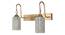 Hazle Gold Iron Wall Lights (Gold) by Urban Ladder - Design 1 Side View - 799193