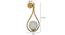 Palmyra Gold Iron Wall Lights (Gold) by Urban Ladder - Design 1 Dimension - 799206