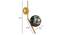 Kasi Gold Iron Wall Lights (Gold) by Urban Ladder - Design 1 Dimension - 799222