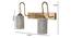 Holleigh Gold Iron Wall Lights (Gold) by Urban Ladder - Design 1 Dimension - 799225