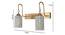 Hazle Gold Iron Wall Lights (Gold) by Urban Ladder - Design 1 Dimension - 799226