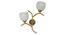 Jean Gold Iron Wall Lights (Gold) by Urban Ladder - Front View Design 1 - 799236