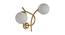 Italo Gold Iron Wall Lights (Gold) by Urban Ladder - Design 1 Side View - 799244