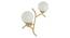 John Gold Iron Wall Lights (Gold) by Urban Ladder - Design 1 Side View - 799248
