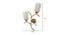 Jack Gold Iron Wall Lights (Gold) by Urban Ladder - Design 1 Dimension - 799256