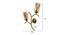 Jorge Gold Iron Wall Lights (Gold) by Urban Ladder - Design 1 Dimension - 799260