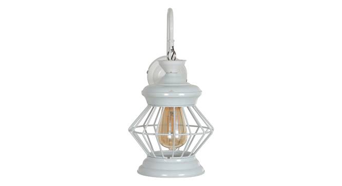 Hanako White Iron Wall Lights (White) by Urban Ladder - Front View Design 1 - 799343