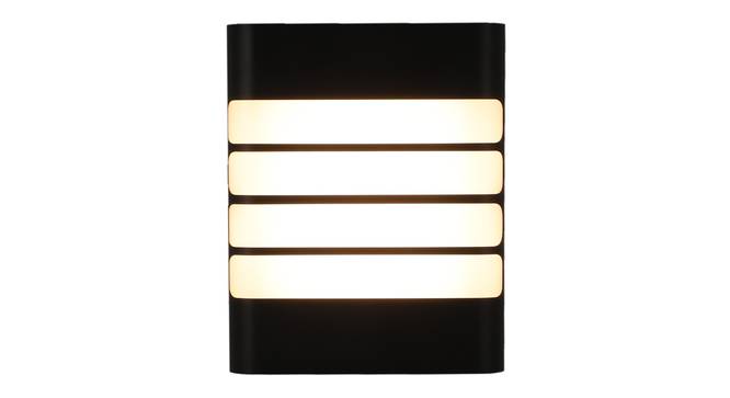Houston Black Aluminium Wall Light (Black) by Urban Ladder - Design 1 Side View - 799348