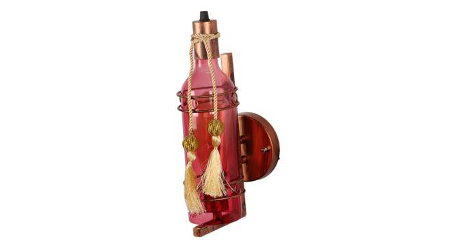 Lindo Red Iron Wall Lights (Red) by Urban Ladder - Design 1 Side View - 799352