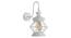 Hanako White Iron Wall Lights (White) by Urban Ladder - Design 1 Side View - 799357
