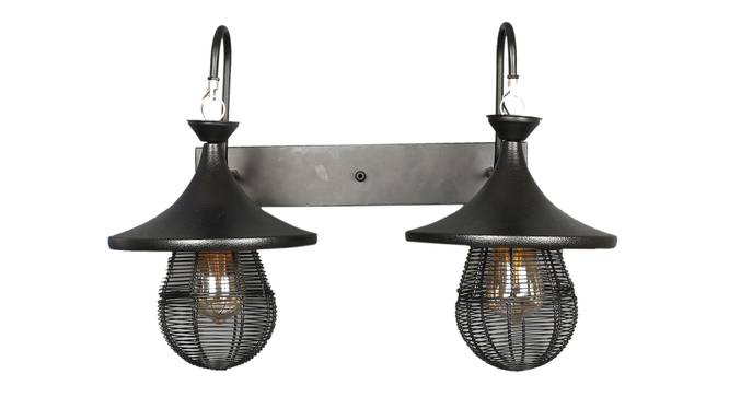 Lilac Black Aluminium Wall Lights (Black) by Urban Ladder - Front View Design 1 - 799379