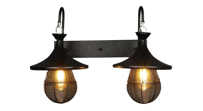 Lilac Black Aluminium Wall Lights (Black) by Urban Ladder - Design 1 Side View - 799386