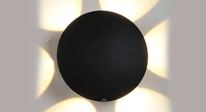 Loralyn Black Aluminium Wall Lights (Black) by Urban Ladder - Design 1 Side View - 799424