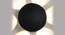Loralyn Black Aluminium Wall Lights (Black) by Urban Ladder - Design 1 Side View - 799424