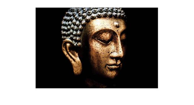 Antique Buddha Painting - 24 x 16 inch (multi-color) by Urban Ladder - Front View Design 1 - 799469