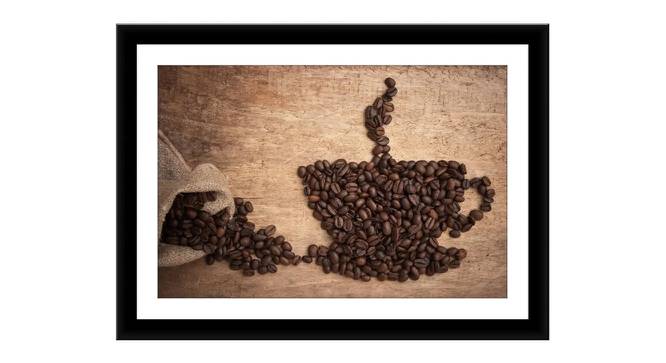 Coffee Beans Cup Painting - 24 x 16 inch (multi-color) by Urban Ladder - Front View Design 1 - 799472