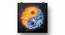 Fire & Ice Yin & Yang Painting - 24 x 24 inch (multi-color) by Urban Ladder - Front View Design 1 - 799479