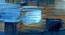 Abstract Blue and Gold Painting - 24 x 14 inch (multi-color) by Urban Ladder - Design 1 Side View - 799484