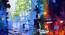 Colorful Cityscape Painting - 24 x 18 inch (multi-color) by Urban Ladder - Design 1 Side View - 799492