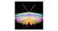 Colorful Neon Butterfly Painting - 24 x 24 inch (multi-color) by Urban Ladder - Design 1 Side View - 799493