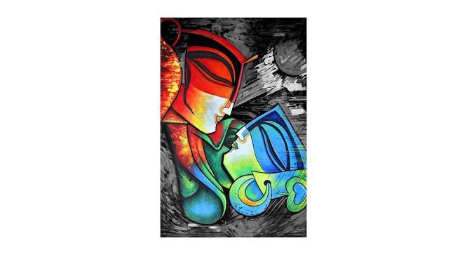 King & Queen Painting - 24 x 16 inch (multi-color) by Urban Ladder - Front View Design 1 - 799541