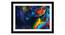 Neon Woman Portrait Painting - 24 x 16 inch (multi-color) by Urban Ladder - Front View Design 1 - 799548