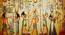 Retro Egyptian Style Painting - 24 x 16 inch (multi-color) by Urban Ladder - Design 1 Side View - 799571