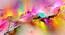 Multicolored Abstract Painting - 24 x 12 inch (multi-color) by Urban Ladder - Ground View Design 1 - 799577