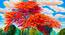 Orange Tree Landscape Painting - 24 x 19 inch (multi-color) by Urban Ladder - Ground View Design 1 - 799582