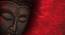 Red Background Buddha Painting - 24 x 16 inch (multi-color) by Urban Ladder - Ground View Design 1 - 799587