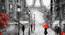 Red Umbrella And Eiffel Painting - 24 x 16 inch (multi-color) by Urban Ladder - Ground View Design 1 - 799591