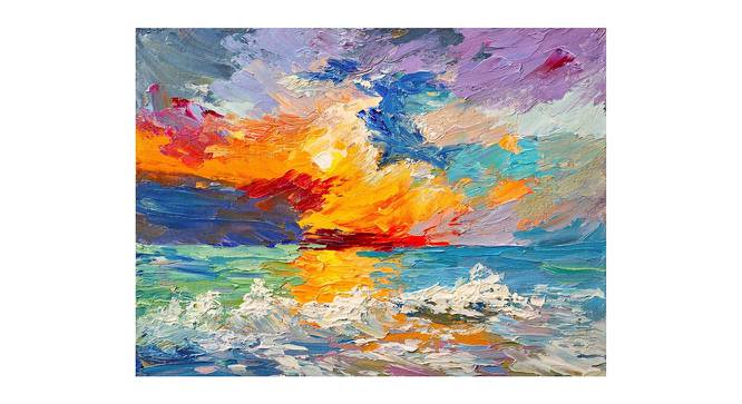 Sun and the Sea Painting - 24 x 18 inch (multi-color) by Urban Ladder - Front View Design 1 - 799631