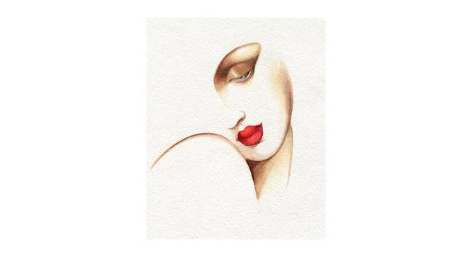 Woman Illustration Painting - 19 x 24 inch (multi-color) by Urban Ladder - Front View Design 1 - 799637