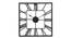 Square Roman Numbers Designer Wall Clock - 2 feet (Black) by Urban Ladder - Design 1 Side View - 799639