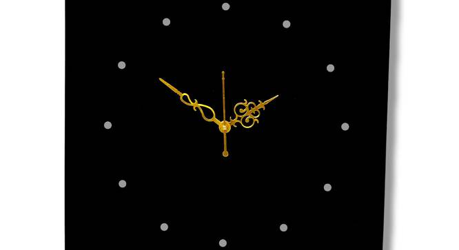 Square Minimal Designer Wall Clock - 2 feet (Black) by Urban Ladder - Design 1 Side View - 799643