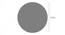 Full Moon Designer Wall Clock - 2 feet (Black) by Urban Ladder - Design 1 Dimension - 799675