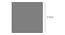 Square Minimal Designer Wall Clock - 2 feet (Black) by Urban Ladder - Design 1 Dimension - 799678