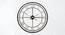 Black & Gold Designer Wall Clock - 2 feet (Black) by Urban Ladder - Front View Design 1 - 799699