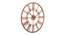 Rose Gold Designer Wall Clock -  2 feet (Pink) by Urban Ladder - Front View Design 1 - 799704