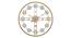 Colorful Numbers Wall Clock - 2 feet (Black) by Urban Ladder - Front View Design 1 - 799705