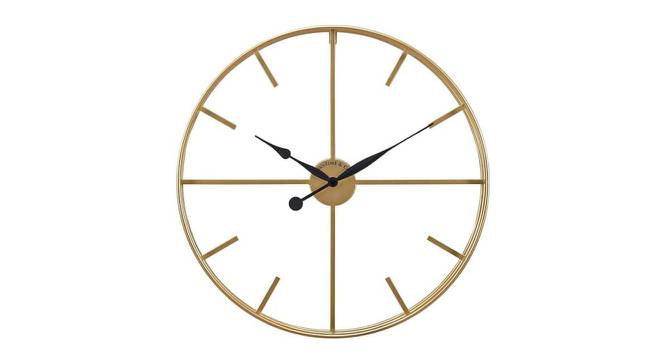 Golden Triple Ring Wall Clock - 2 feet (Gold) by Urban Ladder - Front View Design 1 - 799708