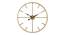 Golden Triple Ring Wall Clock - 2 feet (Gold) by Urban Ladder - Front View Design 1 - 799708