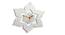 White Flower Designer Wall Clock - 2 feet (White) by Urban Ladder - Front View Design 1 - 799710