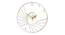 Multi-spikes Designer Wall Clock - 2 feet (White) by Urban Ladder - Front View Design 1 - 799711