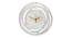 Round Cutout Designer Wall Clock - 2 feet (White) by Urban Ladder - Front View Design 1 - 799713