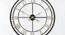 Black & Gold Designer Wall Clock - 2 feet (Black) by Urban Ladder - Design 1 Side View - 799714